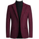 2023 Autumn and Winter New Men's Coat Woolen Small Suit Business Casual Jacket Coat Single Suit Men