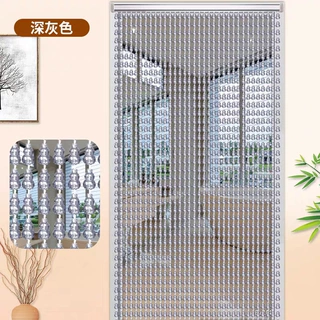 珠帘挂帘塑料防蚊蝇室内卧室玄关隔断风水葫芦家用装饰免打孔门帘