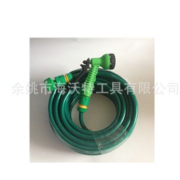 厂家供应1/2" 15M PVC管带塑料接头 带接头 六功能枪