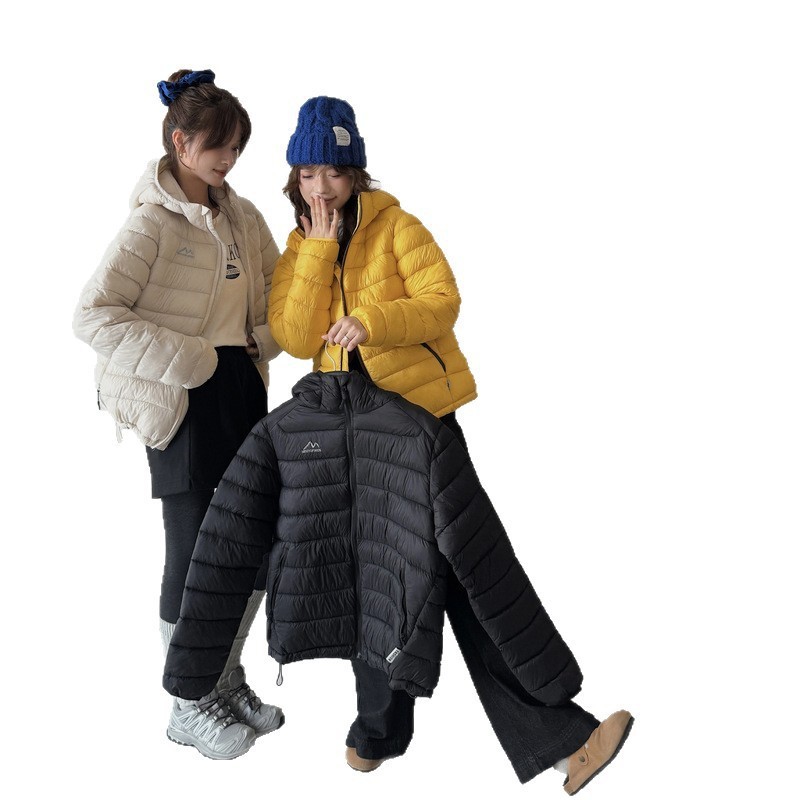 大码棉服女冬季新款轻薄连帽小棉袄韩版宽松时尚保暖棉衣外套|undefined
