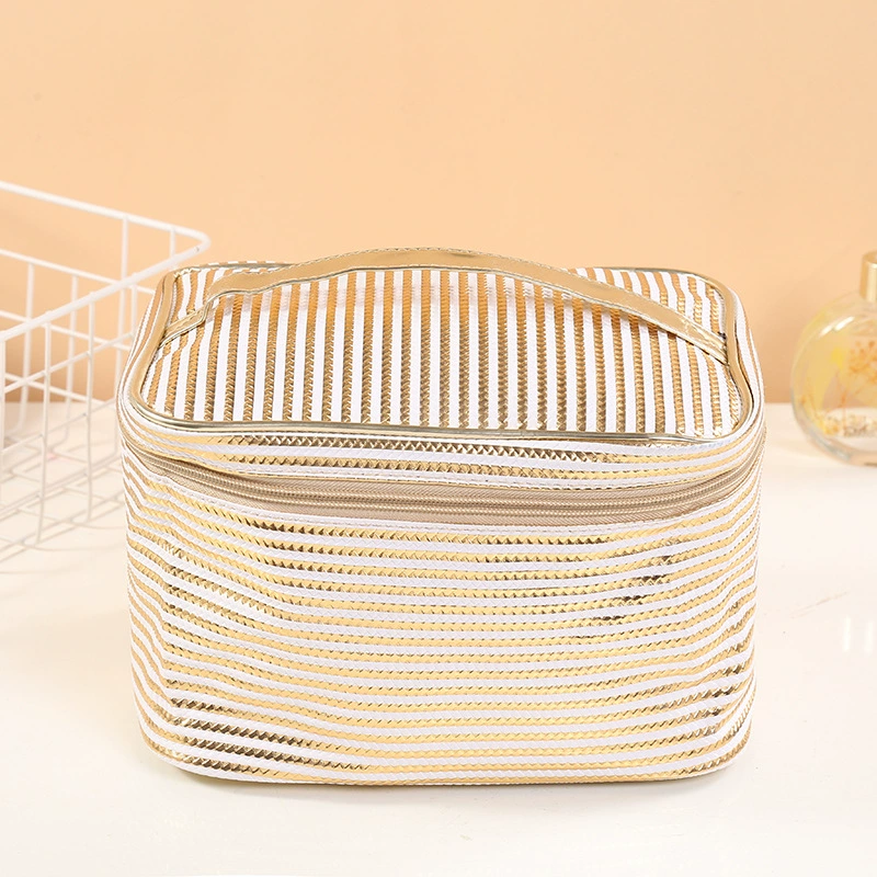 Handheld cosmetic bag, purse PVC, custom-made