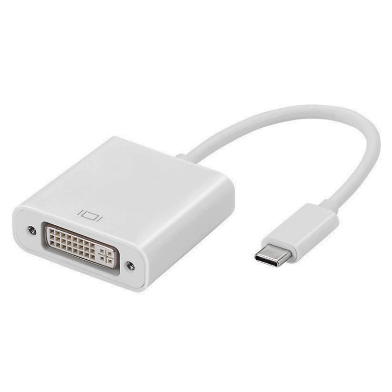 Видеокабель типа C в dvi 4K30HZ, подключение мобильного телефона, проектор, дисплей, преобразователь одного экрана, белый 24 + 5