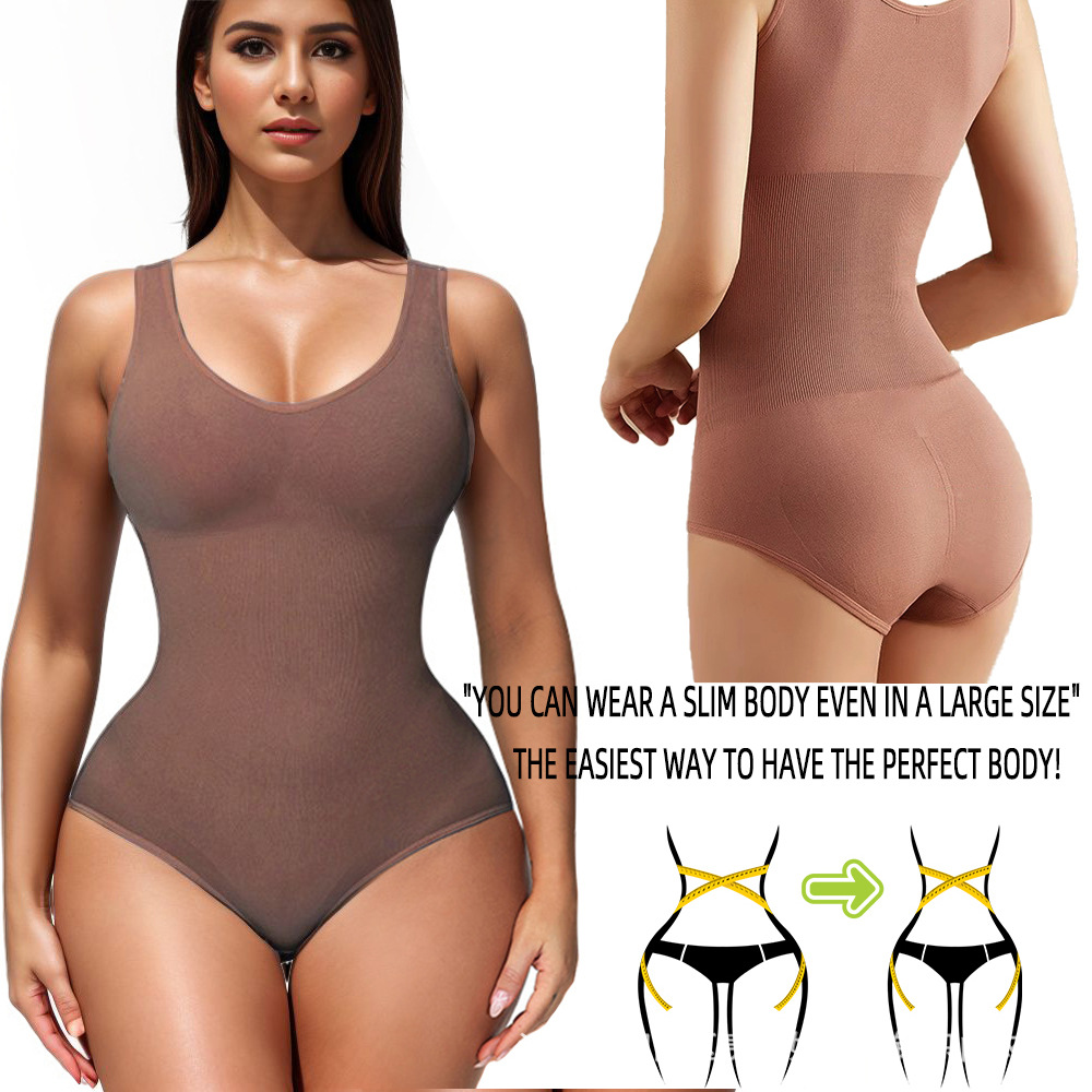 Body moldeador sin costuras, realza glúteos, ajustado, control de abdomen, lencería europea y americana, camisola, talla grande, moldeador sin costuras