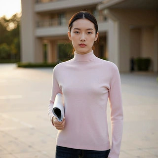 必入福利款 高支高领软fufu濮院羊毛针织衫女保暖内搭打底毛衣冬