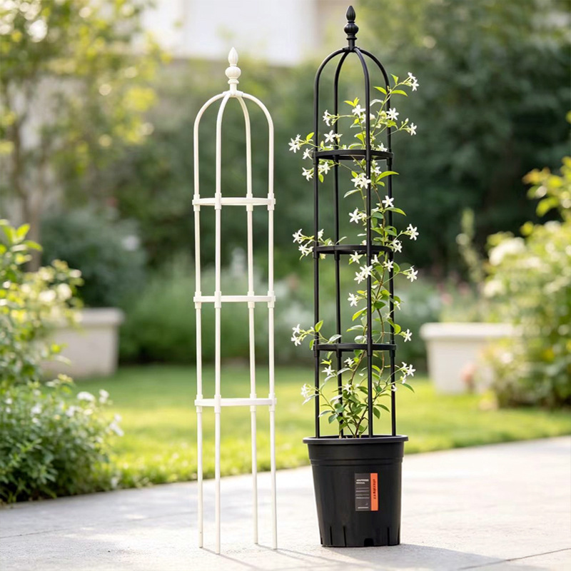 En FORMA DE U hogar montado soporte de flor Rosa escalada planta Flor al aire libre soporte de la flor de ratán soporte de ventas directas de la fábrica