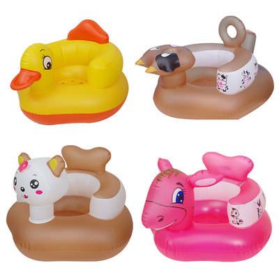 工厂批发宝宝学坐餐椅升级版40秒快速打气宝宝充气座椅儿童BB凳|ms