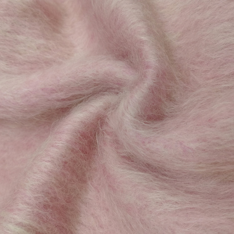 Ma Haishan Wool Long Hair Plain Fabric Angora Long Hair Autumn and Winter Coat Jacket Explosions Fashion Korean Women