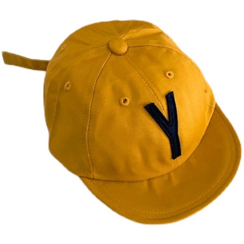 Korean baby peaked cap spring and autumn thin embroidered casual letters boys baseball cap autumn children one year old hat trendy