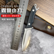 D2钢小刀鱼鳍小刀 锋利户外露营刀家用商用切菜割水果刀西餐刀具