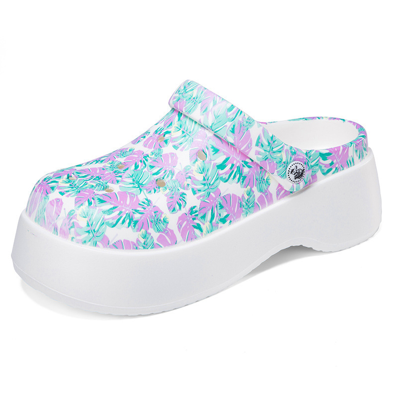 In-Stock Wholesale Women's Printed Clogs, Thick-Soled Height-Increasing Clogs, Slippers, 2026 New Model Slippers and Sandals, Dual-Use In-Stock Wholesale Women's Printed Clogs, Thick-Soled Height-Increasing Clogs, Slippers, 2026 New Model Slippers and Sandals, Dual-Use