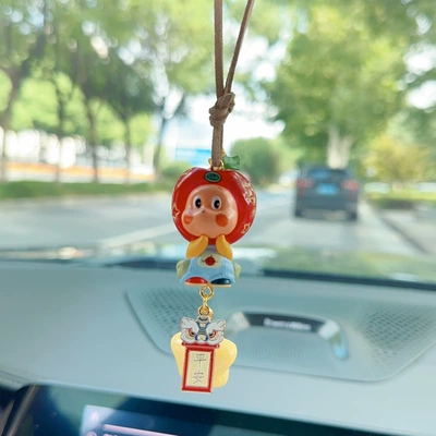 New Personalized Star Man Mini Car hanging - apple-star-people-peace
