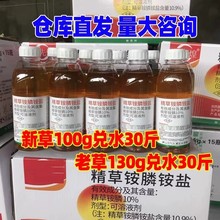 10%精草铵膦铵盐 草铵膦草安铵胺磷牛筋草小飞蓬农药除草剂批发