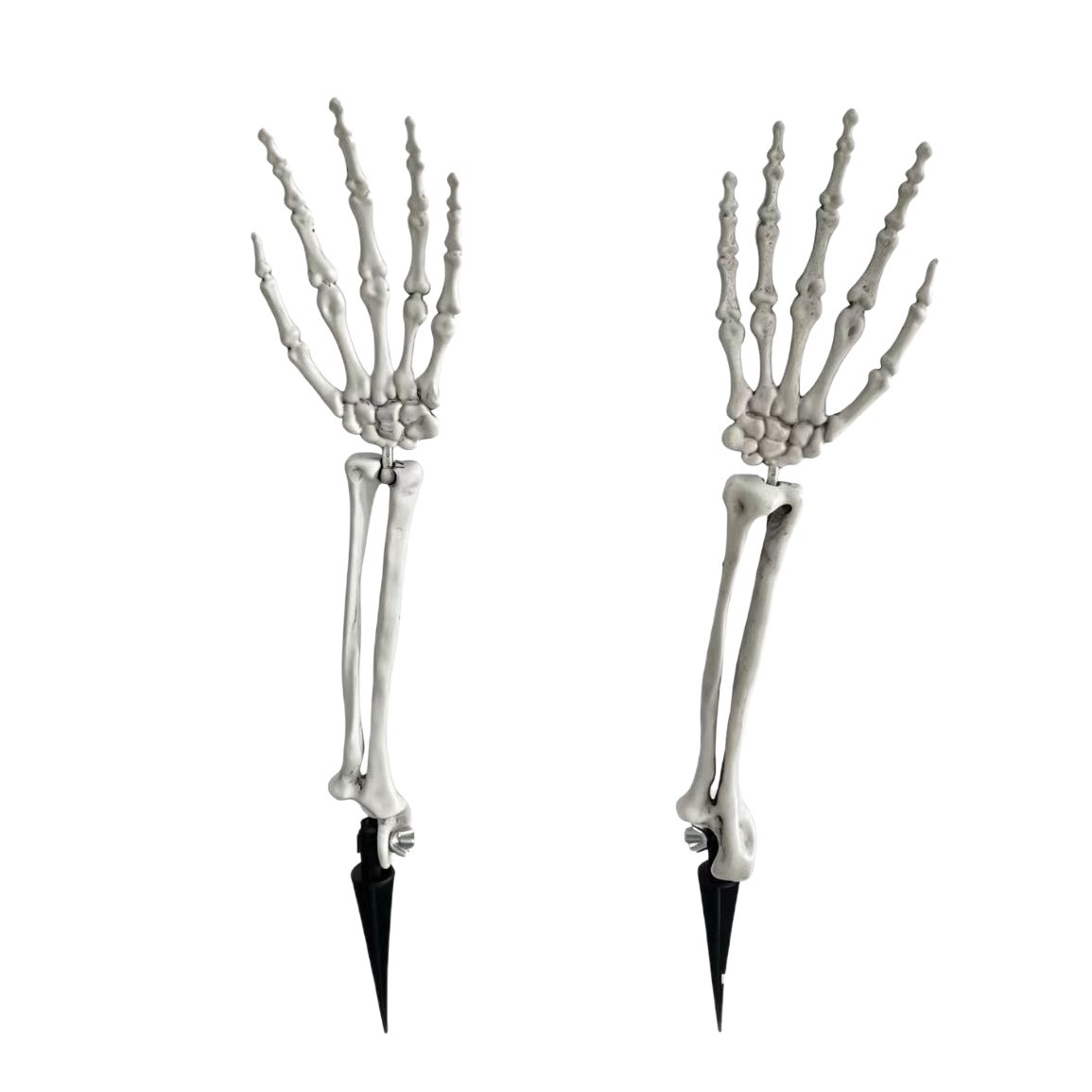 Halloween esqueleto brazo inserción decoración esqueleto simulación mano jardín césped inserción props diseño de fiesta de terror