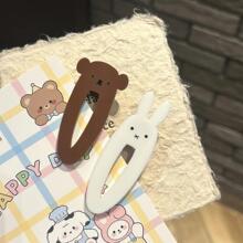 ins可爱日本新款甜酷米菲兔发夹刘海夹个性小众y2k少女学生头饰