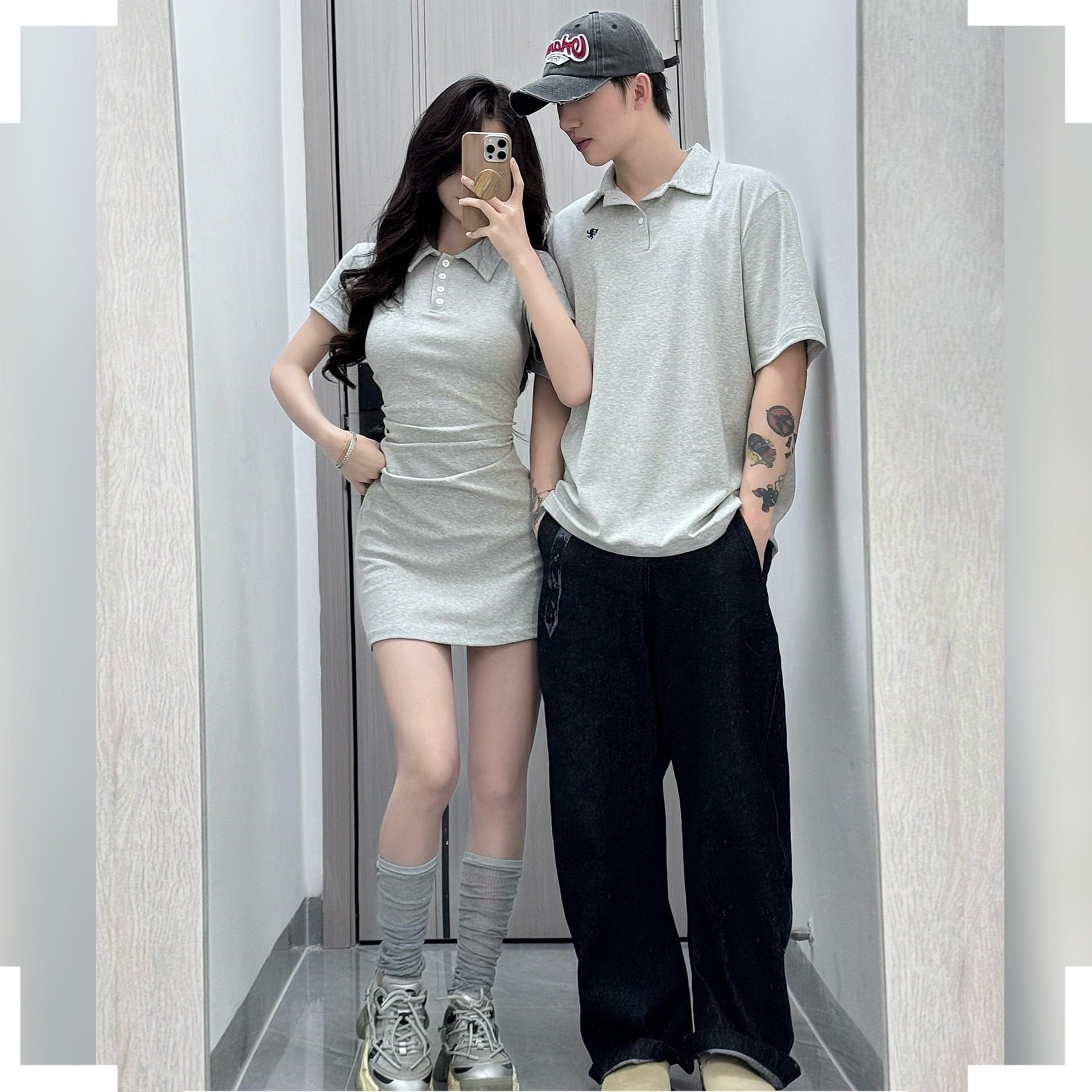 Summer couple clothing