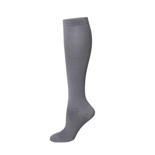 Cross-border exclusive new multi-color pressure gradient socks, nylon high-elastic TV flat socks for wholesale