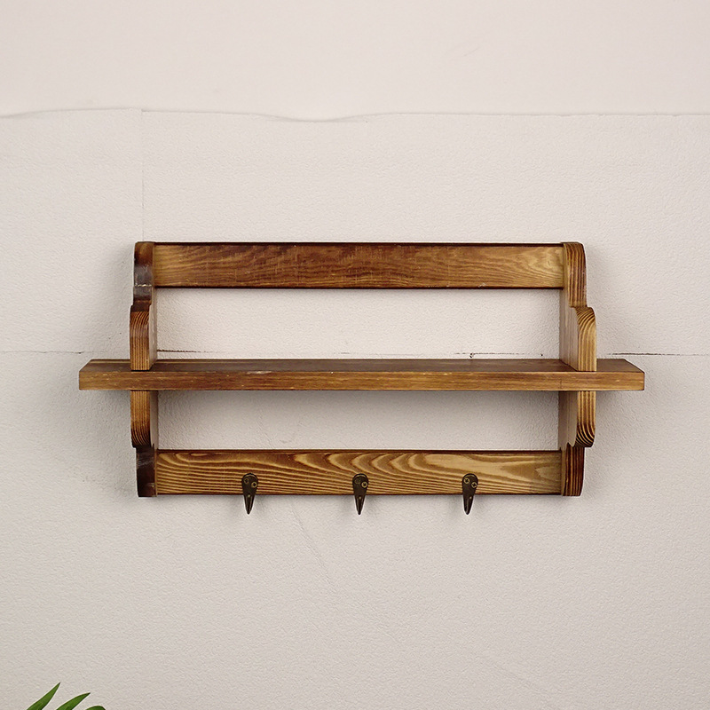 Gancho para ropa de madera maciza Gancho para ropa de pared Gancho para ropa