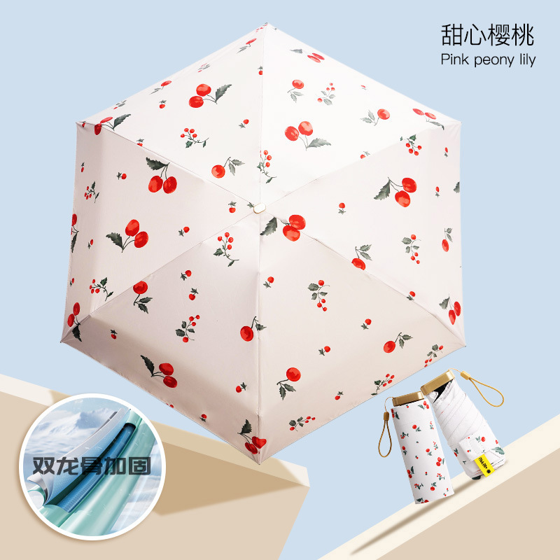 カプセル日傘 日焼け止め UVカット 日よけ傘 兼用 レディース ミニ 50% off スタック コンパクト ポータブル ポケット|undefined