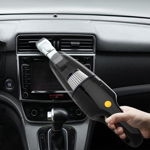 Car vacuum cleaner wireless charging home car dual-use wet and dry vacuum cleaner pet hair high-power vacuum cleaner