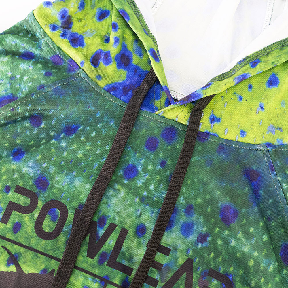 连帽钓鱼服防晒服 夏季冰丝透气速干钓鱼服 防蚊防紫外线垂钓服