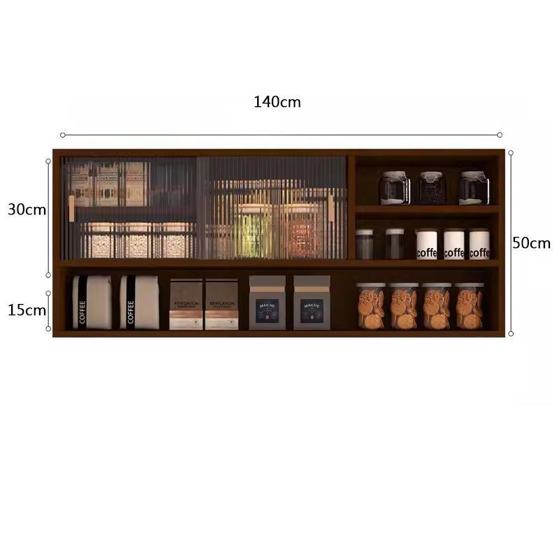 实木吊柜上墙壁柜家用橱柜挂墙面置物柜阳台柜厨房墙上储物柜复古|undefined