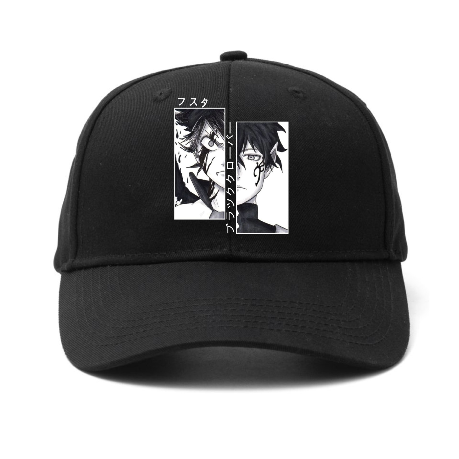 Comercio exterior Japón anime negro trébol de cuatro hojas-Black Clover gorra de béisbol al aire libre sombrero estampado