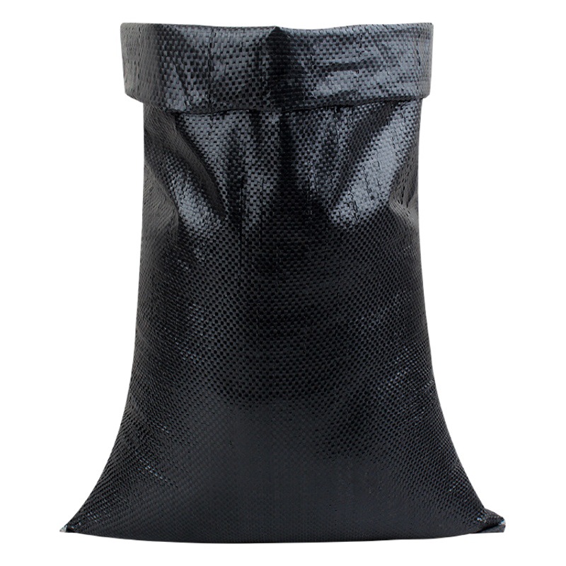 Bolsa de tejido negro de carbono expreso embalaje bolsas de piel de serpiente protector solar antienvejecimiento antiinundación cofferdam bolsa de arena mayorista antiinundación bolsa de arena