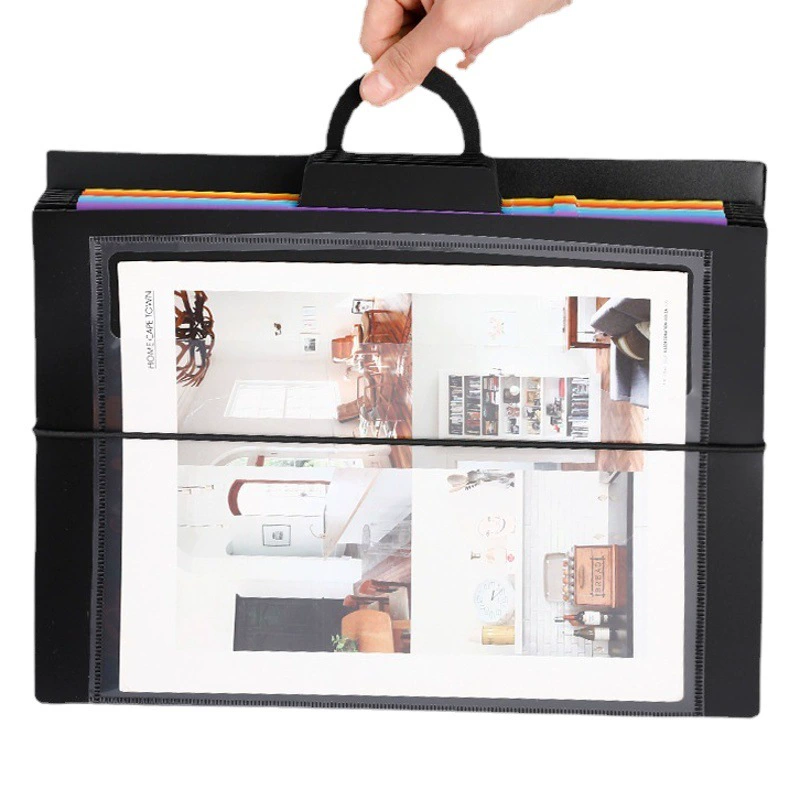 Подвесная органная папка для студентов многофункциональная цветная 6-сетка для хранения книг a4 пакет для хранения предметов