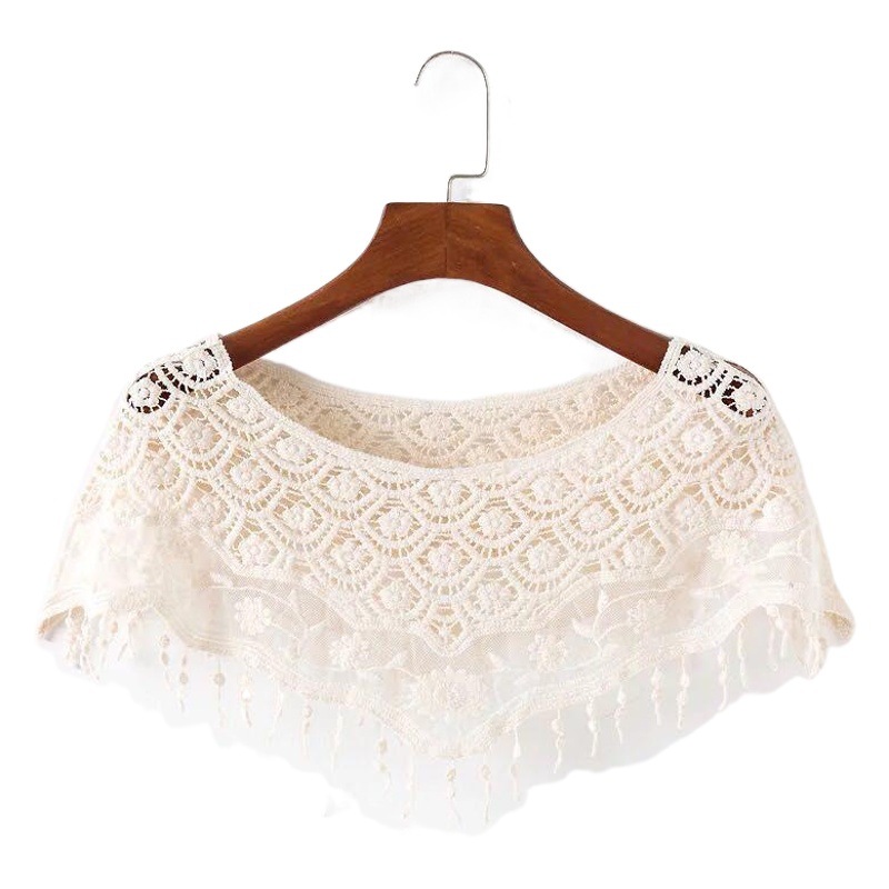 2026 New Style Hollow-Out Shawl for Women, Small Cape Pullover, Summer Sun Protection Crochet Vest, Versatile Short Cover-Up