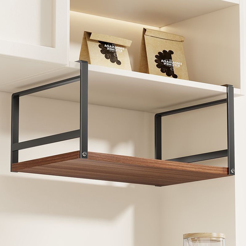 悬挂纸巾储物架厨房置物架调味料碗筷收纳神器橱柜分层挂篮吊柜下