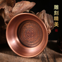 南迦精舍 黄铜烟供盘烟供炉家用室外烟供食子香炉藏式烟供盆贡聚