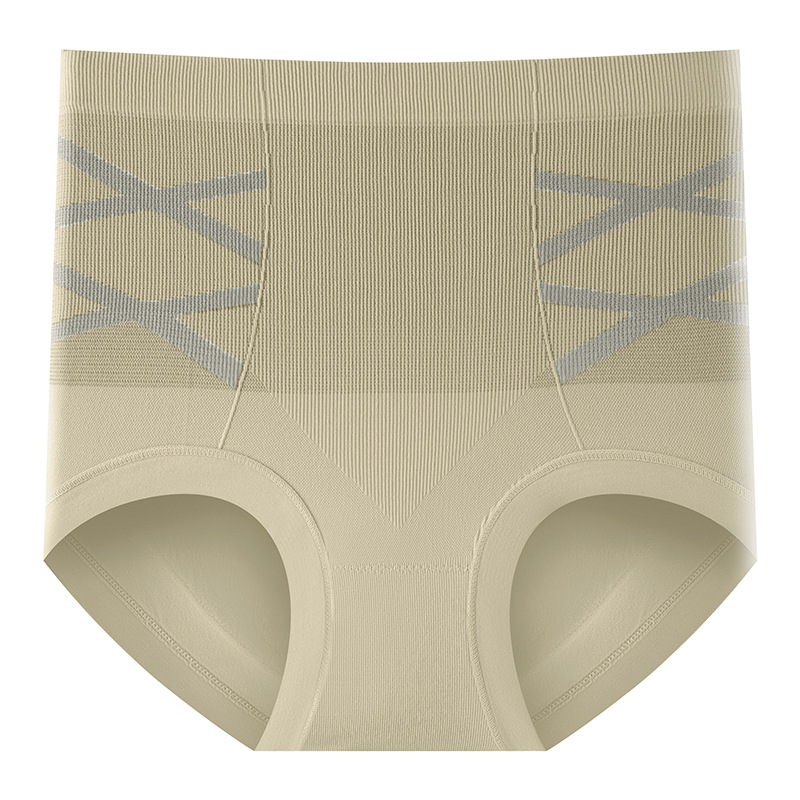 Cintura alta, abdomen, glúteos, 2024, nuevo 7A, algodón antibacteriano de alta potencia, entrepierna transpirable, posparto, ropa interior de mujer sin costuras
