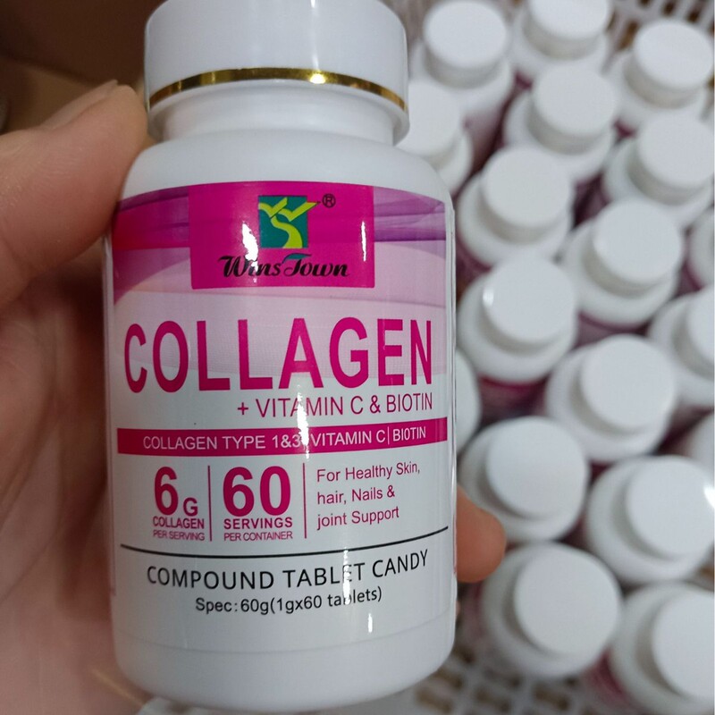 Export Collagen Vitamin C Tablets Collagen Vitamin C & Biotin Tablets