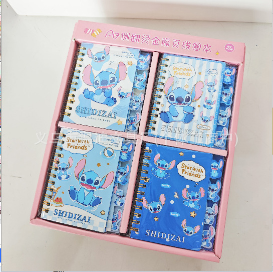 Transfronterizo A7 cuaderno de dibujos animados 100k clasificado cuaderno de bobina de estudiantes cuaderno de notas
