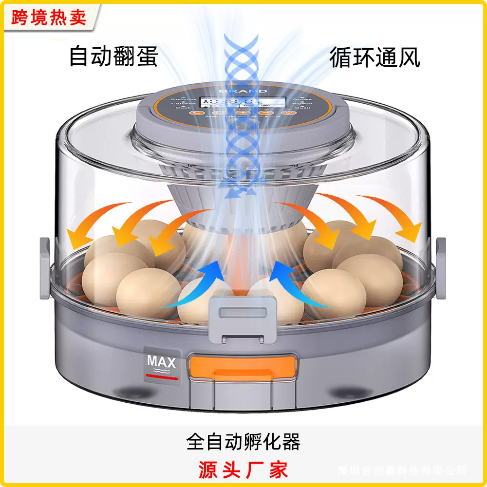 智能恒温20枚孵蛋机全自动翻蛋小型家用鸡鸭鹅孵化器厂家