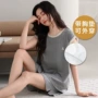 无袖薄款圆领外穿家居服