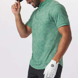 2025新款Polo衫跨境短袖男士夏威夷衬衫 亚马逊条纹宽松大码男装