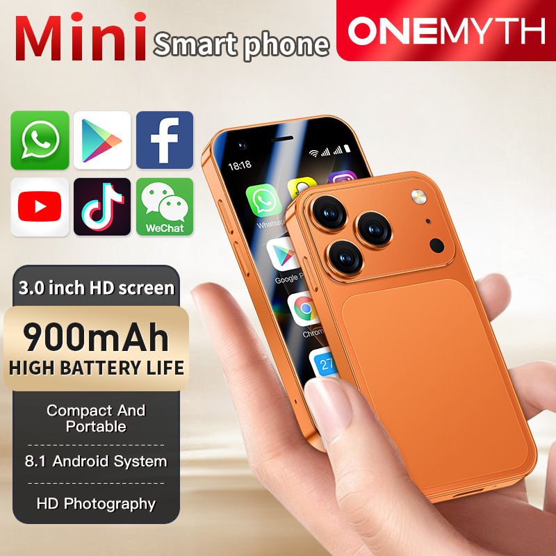 Tk Mini Mobile Phone A17Mini Android Smart 3.0inch Screen Dual Sim Dual Standby Student Backup Phone