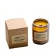 glass cup with lid handmade diy aromatherapy candle cup sealed empty cup high temperature resistant container jar brown glass custom
