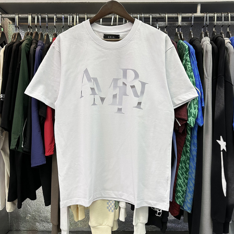 AM1R1 ICON小衆潮牌平和鳩アルファベットプリント丸首ゆるい半袖tシャツ男女カップル半袖|undefined