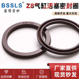 Z8型活塞圈MY型气封Z8 外径8-外径200橡胶气缸圈高温氟胶密封圈