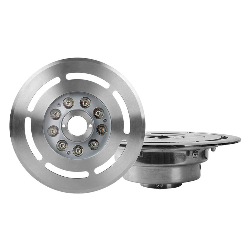 RGB цветной светодиодный подводный пружинный светильник из нержавеющей стали фонтан лампа Полный Комплект фонтан подводный светильник Рокарий фонтан лампа Внешняя торговля