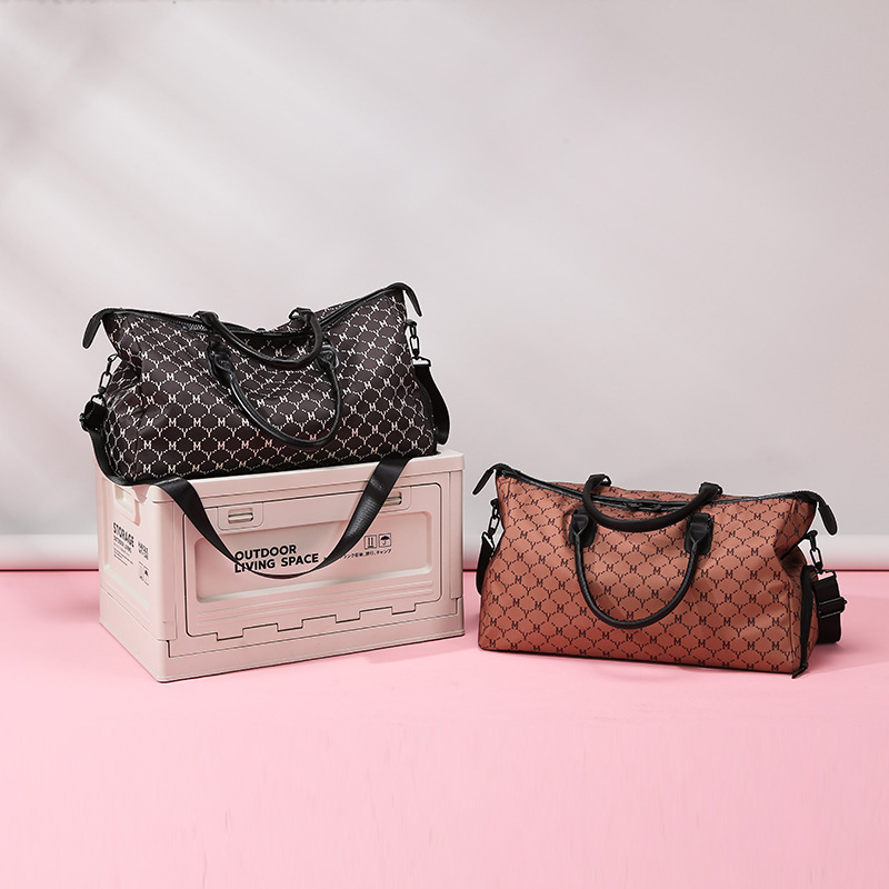 Moda letras de viaje corto viaje bolsa de viaje de gran capacidad bolsa de mochila portátil simple bolsa de mano