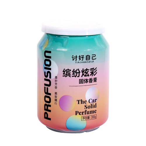 Car solid balm Coke cup can aromatherapy eau de toilette long-lasting car cup holder air freshener aromatherapy