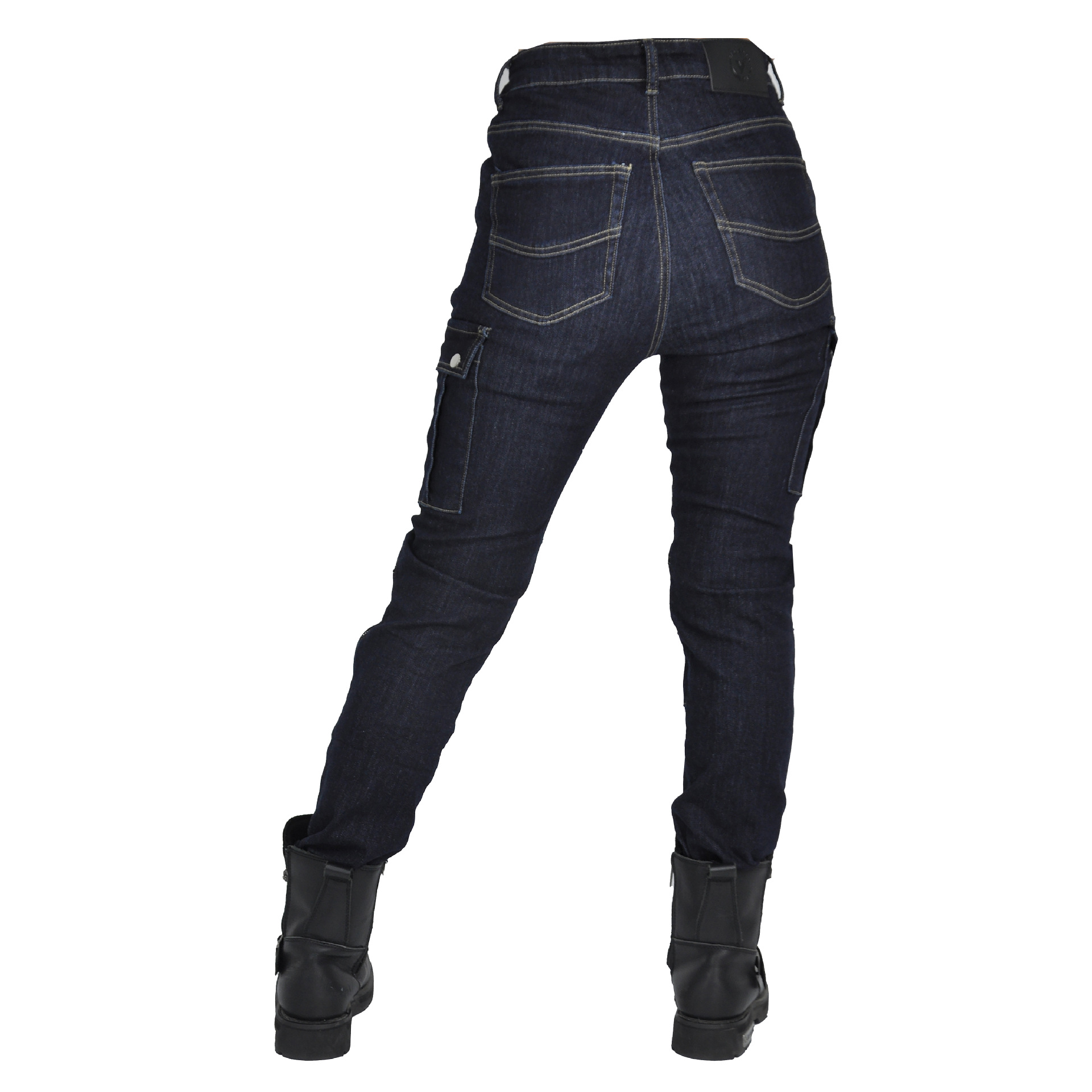 VOLERO mujer Caballero Harley estilo jeans motocicleta montar casual retro motocicleta carreras anti-caída Pantalones