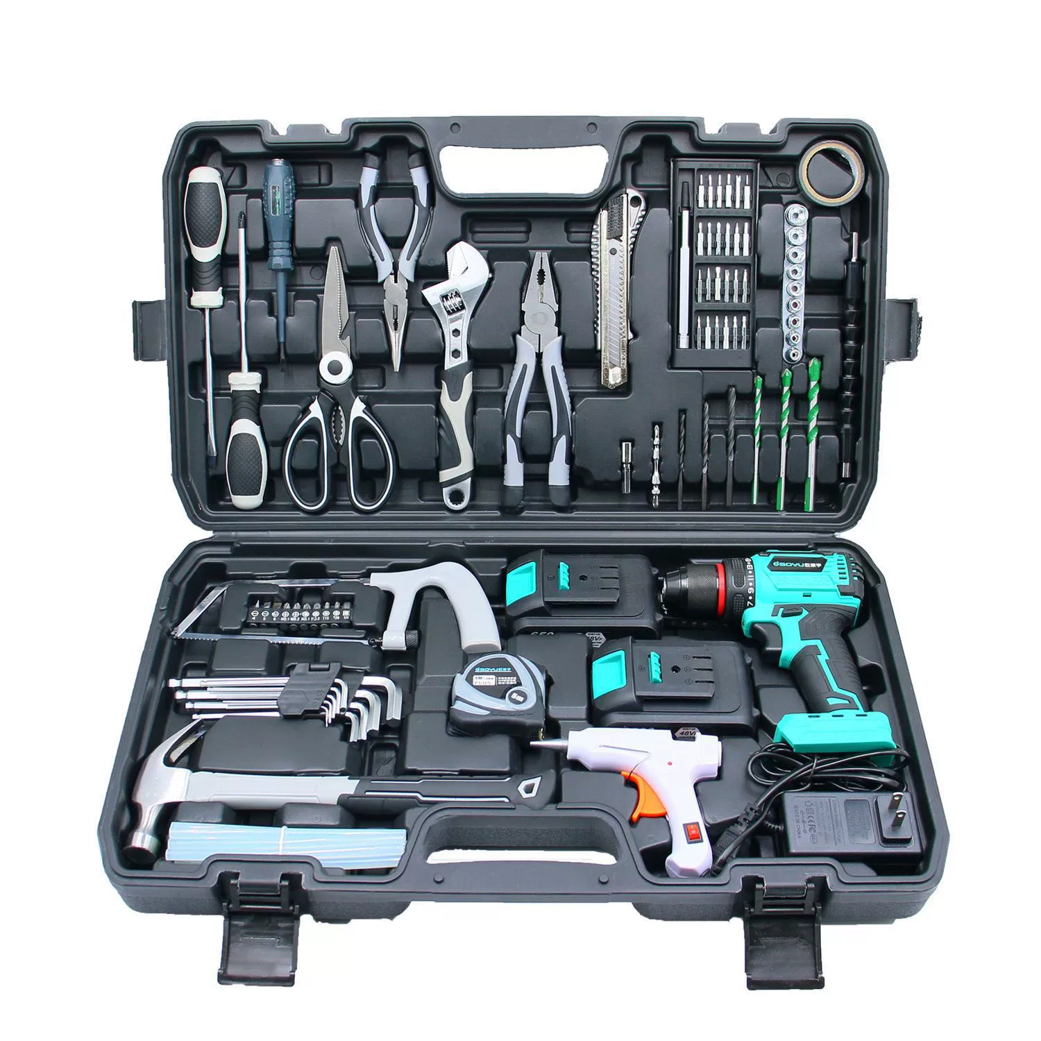Brushless electric drill, gun, electric tools set, screwdriver