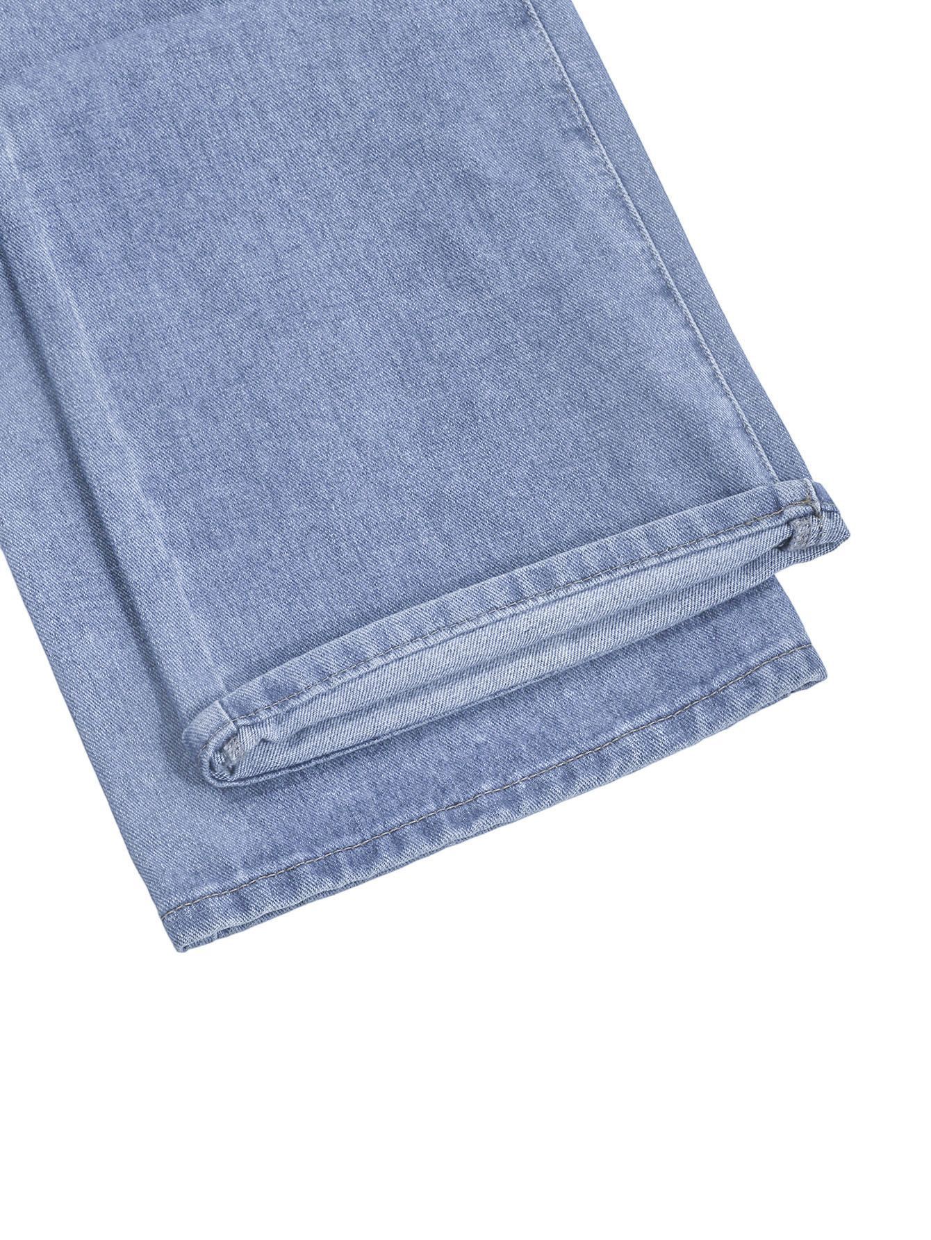 Women's Clothing High Waisted, Bow Tie Patchwork Wide Leg Jeans For Women, Y2K Style, Loose Fit._ecoleips.com