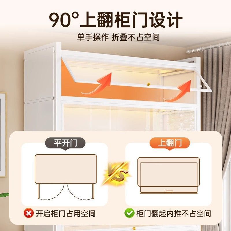 玻璃门书柜透明盲盒展示柜钢制收纳储物柜手办柜陈列柜二次元痛柜