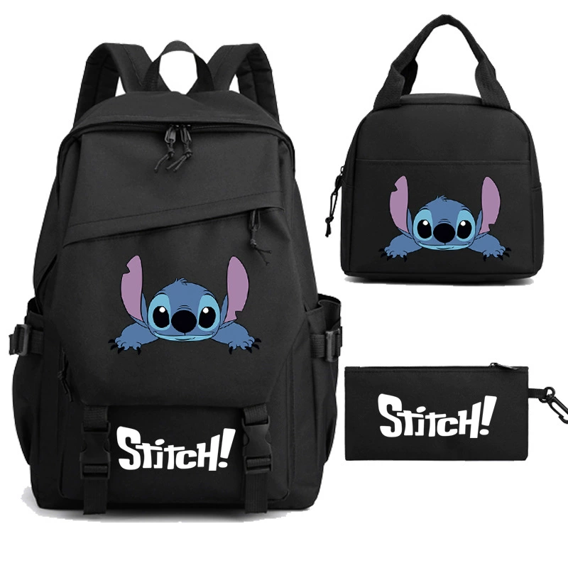 Рюкзак Stitch Star Baby Stidi, сумка для риса и ручка, студенческие сумки, сумки из трёх частей