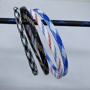 Jinxiuli color PET telescopic wear-resistant pattern colorful data cable wire cable protection braided mesh casing